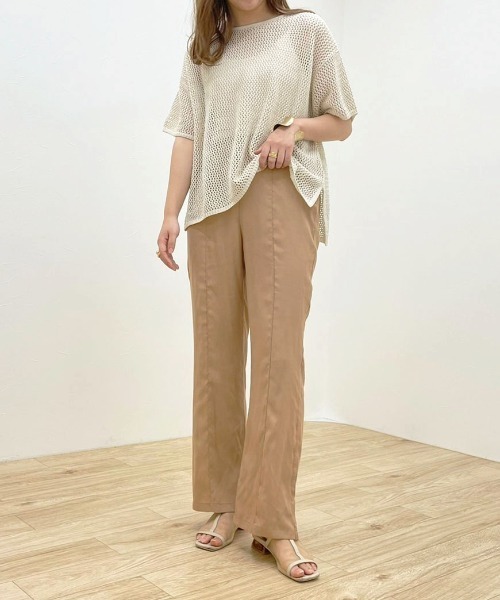 apres jour clair（アプレジュールクレア）の「【apres jour clair】カラーイージーパンツ【ZOZOTOWN限定アイテム】（その他パンツ・レディース・ミント/モカ/オレンジ・X-LARGE/SMALL/MEDIUM）」の11枚目の写真