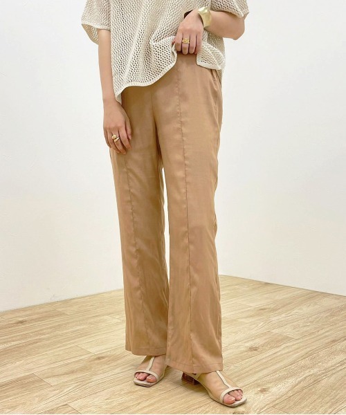 apres jour clair（アプレジュールクレア）の「【apres jour clair】カラーイージーパンツ【ZOZOTOWN限定アイテム】（その他パンツ・レディース・ミント/モカ/オレンジ・X-LARGE/SMALL/MEDIUM）」の6枚目の写真