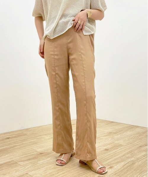 apres jour clair（アプレジュールクレア）の「【apres jour clair】カラーイージーパンツ【ZOZOTOWN限定アイテム】（その他パンツ・レディース・ミント/モカ/オレンジ・X-LARGE/SMALL/MEDIUM）」の7枚目の写真