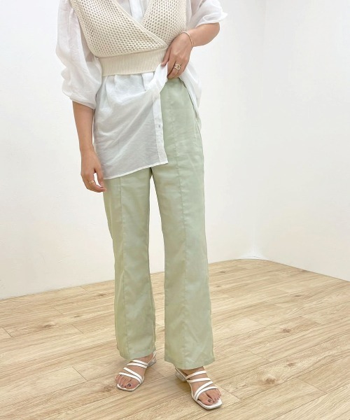 apres jour clair（アプレジュールクレア）の「【apres jour clair】カラーイージーパンツ【ZOZOTOWN限定アイテム】（その他パンツ・レディース・ミント/モカ/オレンジ・X-LARGE/SMALL/MEDIUM）」の14枚目の写真