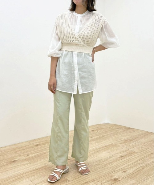 apres jour clair（アプレジュールクレア）の「【apres jour clair】カラーイージーパンツ【ZOZOTOWN限定アイテム】（その他パンツ・レディース・ミント/モカ/オレンジ・X-LARGE/SMALL/MEDIUM）」の18枚目の写真