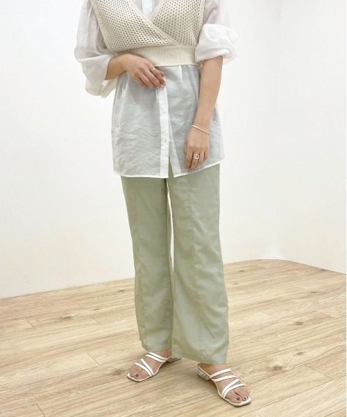 apres jour clair（アプレジュールクレア）の「【apres jour clair】カラーイージーパンツ【ZOZOTOWN限定アイテム】（その他パンツ・レディース・ミント/モカ/オレンジ・X-LARGE/SMALL/MEDIUM）」の15枚目の写真