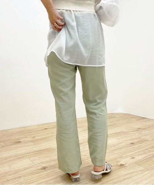 apres jour clair（アプレジュールクレア）の「【apres jour clair】カラーイージーパンツ【ZOZOTOWN限定アイテム】（その他パンツ・レディース・ミント/モカ/オレンジ・X-LARGE/SMALL/MEDIUM）」の17枚目の写真