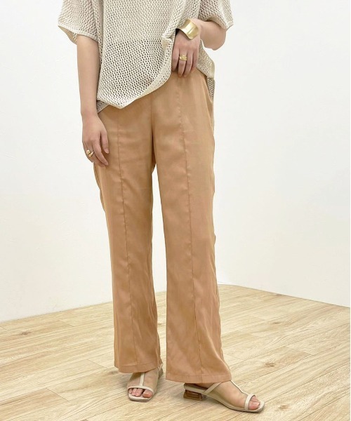 apres jour clair（アプレジュールクレア）の「【apres jour clair】カラーイージーパンツ【ZOZOTOWN限定アイテム】（その他パンツ・レディース・ミント/モカ/オレンジ・X-LARGE/SMALL/MEDIUM）」の8枚目の写真