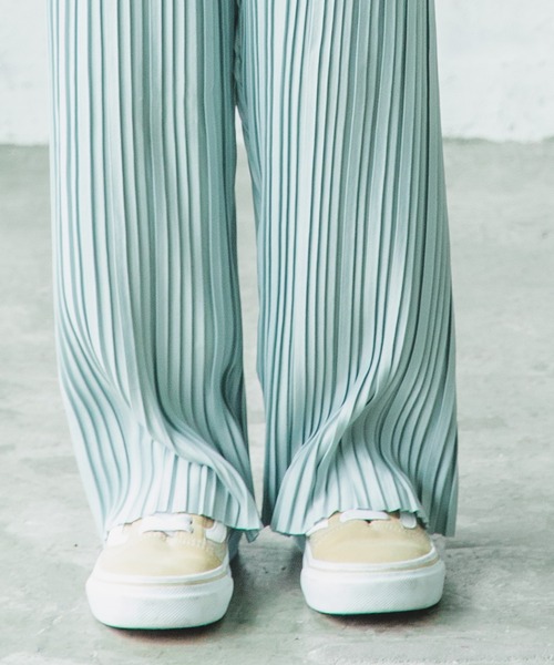 pairmanon（ペアマノン）の「【ママとおそろい】プリーツリラックスパンツ（その他パンツ・キッズ・ダークブラウン/ミント/ブラック/モカ/ライトベージュ/ピンク/ブラウン/ラベンダー・110/120/130/140/150/100/90）」の21枚目の写真