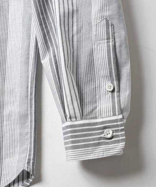 UNION STATION(ユニオンステーション)の「ランダムストライプシャツ(シャツ/ブラウス・メンズ・ブラック/ブルー・M/L)」の14枚目の写真