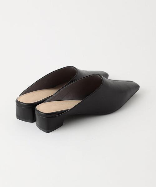green label relaxing（グリーンレーベルリラクシング）の「スクエア センターシーム ミュール (3cmヒール)（その他シューズ・レディース・ブラック/オリーブ/その他1・S/M/L/XS）」の7枚目の写真