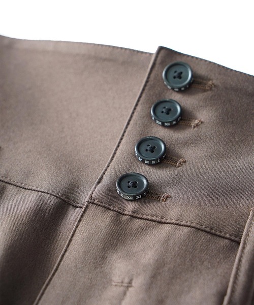 SHAREEF(シャリーフ)の「WIDE BELT PANTS(その他パンツ・メンズ・モカ/ブラック/パープル/グリーン系その他/ホワイト系その他・2/1/3)」の13枚目の写真