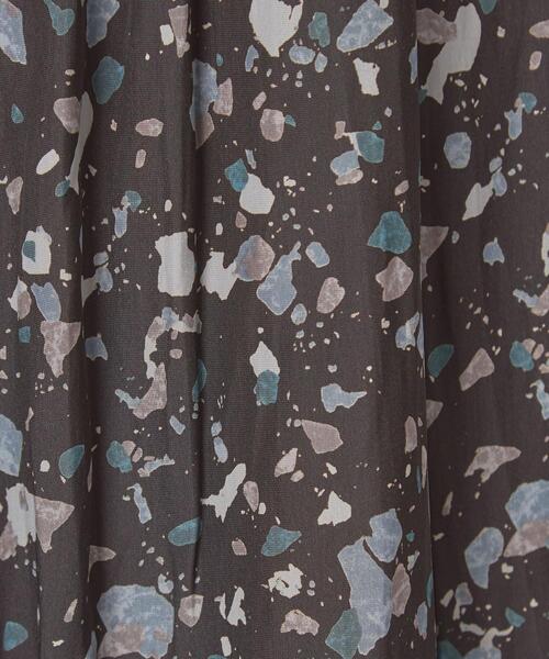 THE STATION STORE（ザ ステーション ストア）の「＜closet story（クローゼットストーリー）＞ミニタイルプリント ギャザースカート -ウォッシャブル-（スカート・レディース・ブラック/ブラウン/ナチュラル・FREE）」の17枚目の写真