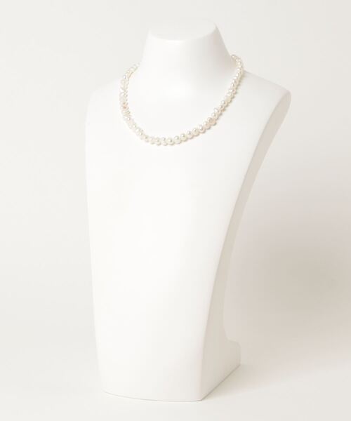 VANNIE U（ヴァニーユー）の「【nyui】不揃いパールネックレス（ネックレス・レディース・シルバー・FREE）」の6枚目の写真