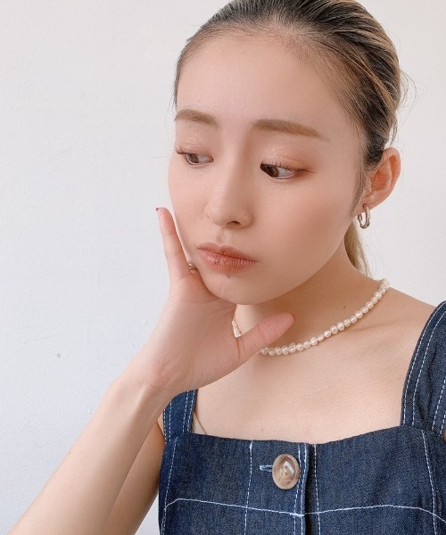 VANNIE U（ヴァニーユー）の「【nyui】不揃いパールネックレス（ネックレス・レディース・シルバー・FREE）」の7枚目の写真