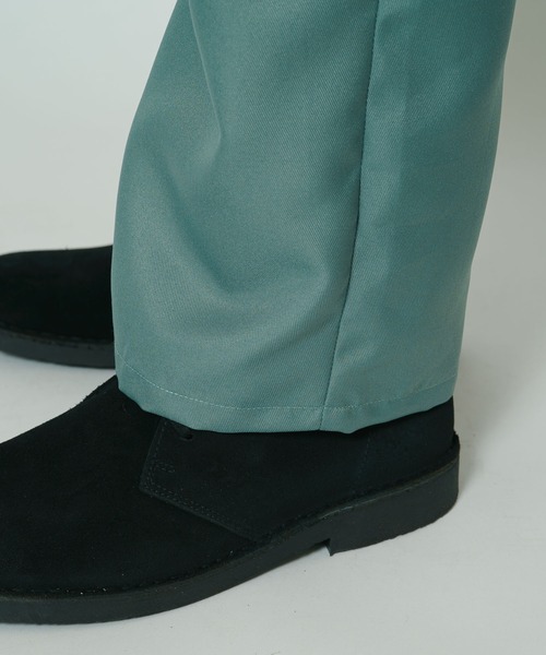 CIAOPANIC（チャオパニック）の「【HINSON/ヒンソン】別注フレアカラースラックスパンツ（スラックス・メンズ・ブラック/ブラウン/ブルー/グリーン・MEDIUM/LARGE）」の11枚目の写真