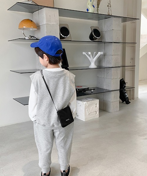 aimoha(アイモハ)の「【aimoha-KIDS-】【新作】韓国子供服 ベスト スウェットパンツ2点セットアップ(セットアップ・キッズ・ベージュ/グレー・90/140/110/130/100/120)」の13枚目の写真