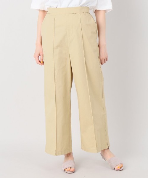 Simplicite(サンプリシテ)の「チノスソZIPパンツ(スラックス・レディース・ベージュ/イエロー・FREE)」の6枚目の写真