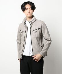 HIDEAWAYS NICOLE | フェイクレザーブルゾン(ブルゾン)