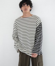 LOWRYS FARM | ＵＳＡＢＩＧバスクボーダーロングスリーブ　215083(Tシャツ/カットソー)