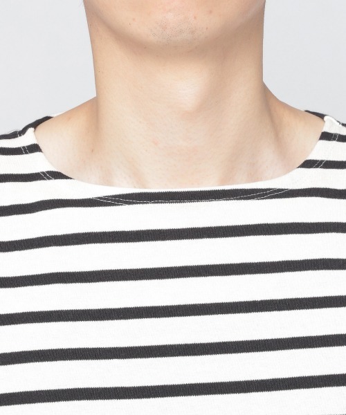 LOWRYS FARM（ローリーズファーム）の「ＵＳＡＢＩＧバスクボーダーロングスリーブ　215083（Tシャツ/カットソー・メンズ・ブラック/アイボリー/その他・MEDIUM/LARGE）」の11枚目の写真