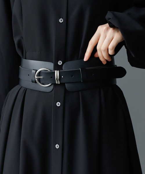 HARE（ハレ）の「2WAYワイドベルト(HARE)（ベルト・レディース・ブラック/ブラック系その他・FREE）」の17枚目の写真