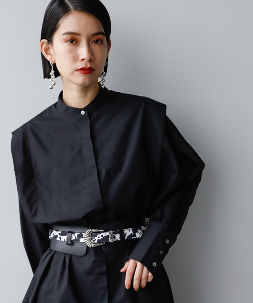 HARE（ハレ）の「2WAYワイドベルト(HARE)（ベルト・レディース・ブラック/ブラック系その他・FREE）」の5枚目の写真