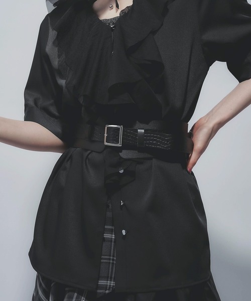 HARE（ハレ）の「2WAYワイドベルト(HARE)（ベルト・レディース・ブラック/ブラック系その他・FREE）」の22枚目の写真