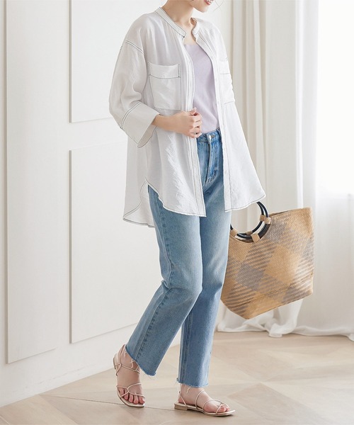 KOBE LETTUCE（コウベレタス）の「コードストラップフラットサンダル（サンダル・レディース・ブラウン/ホワイト/ブラック/ゴールド/ブルー・L/LL/M/S）」の12枚目の写真