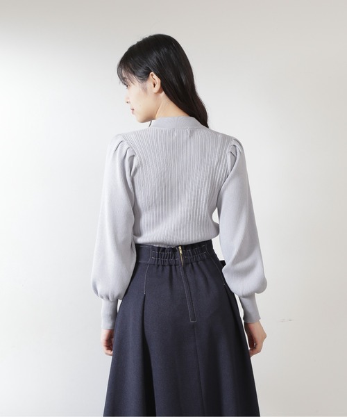 JILL by JILL STUART(ジルバイジルスチュアート)の「◇リブニット(ニット/セーター・レディース・ブルー/グレー/ピンク/ブラック/ホワイト・FREE)」の21枚目の写真