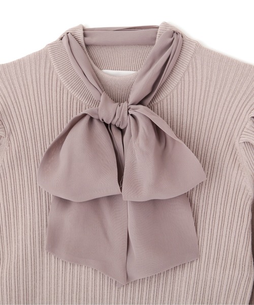 JILL by JILL STUART(ジルバイジルスチュアート)の「◇リブニット(ニット/セーター・レディース・ブルー/グレー/ピンク/ブラック/ホワイト・FREE)」の11枚目の写真