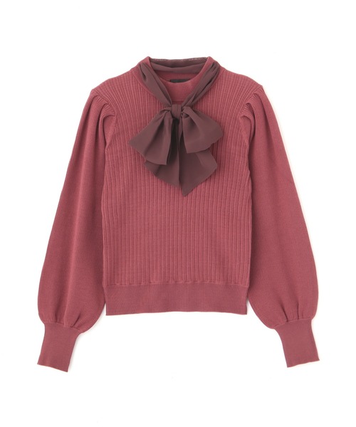 JILL by JILL STUART(ジルバイジルスチュアート)の「◇リブニット(ニット/セーター・レディース・ブルー/グレー/ピンク/ブラック/ホワイト・FREE)」の9枚目の写真