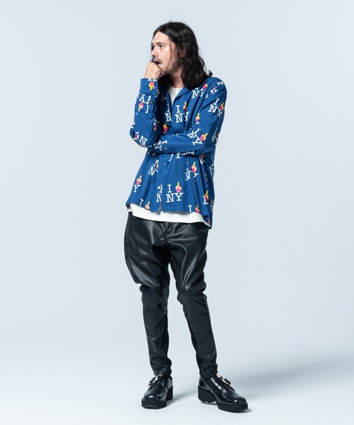 glamb（グラム）の「Belted Shark Sole Shoes / ベルテッドシャークソールシューズ（その他シューズ・メンズ・ブラック/ブラック×レッド・3/4/1/2）」の22枚目の写真