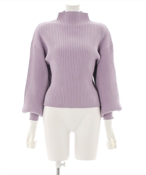 clear（クリア）の「【14色展開／人気定番】ボトルネックゆるニットプルオーバートップス[大人 カジュアル 着回し力抜群]≪再入荷≫（ニット/セーター・レディース・ブラック/アイボリー/ボルドー/ブルーグレー/マスタード/モカ/ラベンダー/グリーン系その他/ピンク系その他/グレイッシュベージュ/ライトグリーン/ピンク/イエロー/ホワイト系その他/ネイビー/グリーン系その他2/ブルー/ダークグリーン/レッド/サーモンピンク/ベージュ系その他・F）」の14枚目の写真