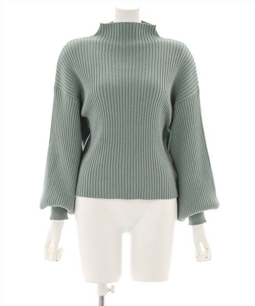 clear（クリア）の「【14色展開／人気定番】ボトルネックゆるニットプルオーバートップス[大人 カジュアル 着回し力抜群]≪再入荷≫（ニット/セーター・レディース・ブラック/アイボリー/ボルドー/ブルーグレー/マスタード/モカ/ラベンダー/グリーン系その他/ピンク系その他/グレイッシュベージュ/ライトグリーン/ピンク/イエロー/ホワイト系その他/ネイビー/グリーン系その他2/ブルー/ダークグリーン/レッド/サーモンピンク/ベージュ系その他・F）」の10枚目の写真