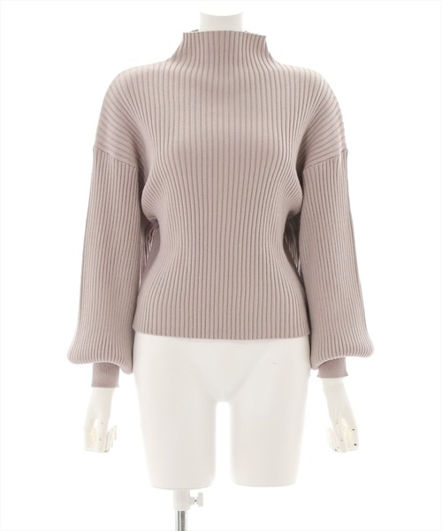 clear（クリア）の「【14色展開／人気定番】ボトルネックゆるニットプルオーバートップス[大人 カジュアル 着回し力抜群]≪再入荷≫（ニット/セーター・レディース・ブラック/アイボリー/ボルドー/ブルーグレー/マスタード/モカ/ラベンダー/グリーン系その他/ピンク系その他/グレイッシュベージュ/ライトグリーン/ピンク/イエロー/ホワイト系その他/ネイビー/グリーン系その他2/ブルー/ダークグリーン/レッド/サーモンピンク/ベージュ系その他・F）」の18枚目の写真