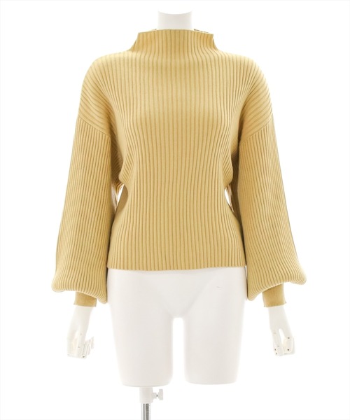 clear（クリア）の「【14色展開／人気定番】ボトルネックゆるニットプルオーバートップス[大人 カジュアル 着回し力抜群]≪再入荷≫（ニット/セーター・レディース・ブラック/アイボリー/ボルドー/ブルーグレー/マスタード/モカ/ラベンダー/グリーン系その他/ピンク系その他/グレイッシュベージュ/ライトグリーン/ピンク/イエロー/ホワイト系その他/ネイビー/グリーン系その他2/ブルー/ダークグリーン/レッド/サーモンピンク/ベージュ系その他・F）」の16枚目の写真