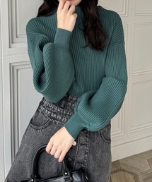 clear | ボトルネックゆるニットプルオーバートップス[大人 カジュアル 着回し力抜群]≪再入荷≫(ニット/セーター)