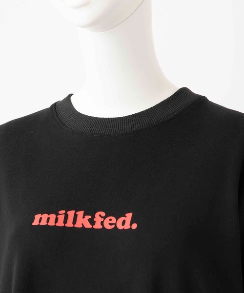 MILKFED.（ミルクフェド）の「BICOLOR SWEAT DRESS（ワンピース・レディース・ブラック/ベージュ/ライトグリーン・ONE SIZE）」の15枚目の写真
