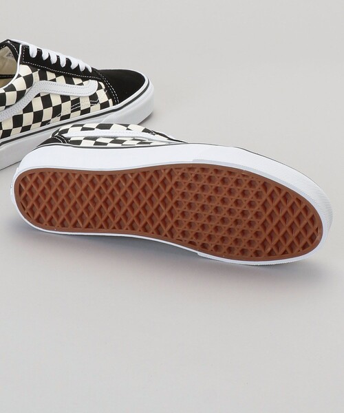 VANS(バンズ)の「VANS/ヴァンズ OLD SKOOL CHECKERBOARD / VN0A38G1P0S /オールドスクール チェッカーボード(スニーカー・レディース・ブラック・28.0cm/26.5cm/25.0cm/27.0cm/26.0cm/27.5cm/24.0cm/23.0cm)」の8枚目の写真