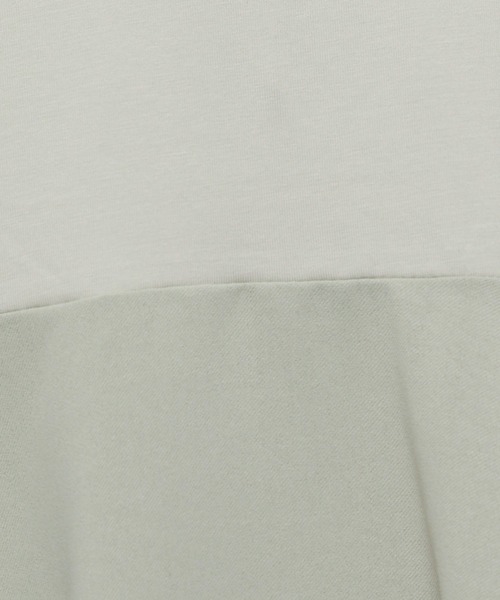 mysty woman（ミスティウーマン）の「異素材レイヤードプルオーバー 238907（Tシャツ/カットソー・レディース・ライトグレー/ブラック/オフホワイト・FREE）」の11枚目の写真