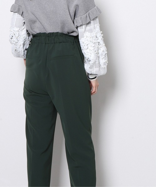 Re.Verofonna(ヴェロフォンナ)の「リラックスタックプレスパンツ(その他パンツ・レディース・グリーン/ベージュ/ブラック・MEDIUM/SMALL)」の15枚目の写真