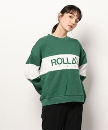 MADEMOISELLE ROPE' | 【ROLLA'S】スプリットロゴスウェット(スウェット)