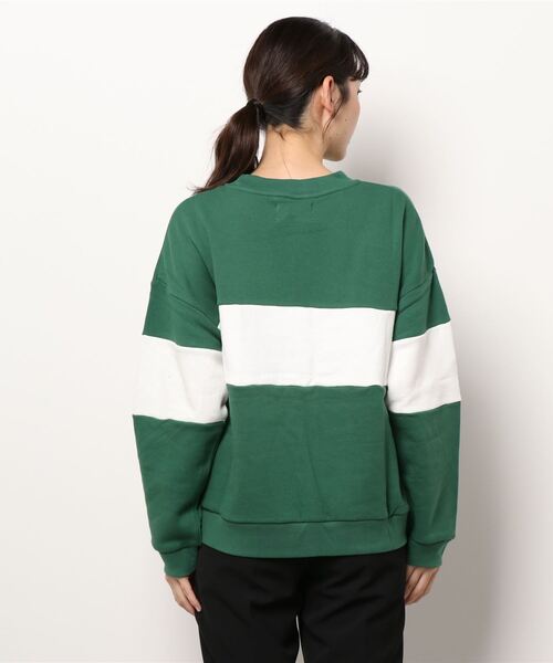 MADEMOISELLE ROPE'(マドモアゼル ロペ)の「【ROLLA'S】スプリットロゴスウェット(スウェット・レディース・モスグリーン・FREE)」の3枚目の写真