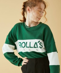 MADEMOISELLE ROPE' | 【ROLLA'S】スプリットロゴスウェット(スウェット)