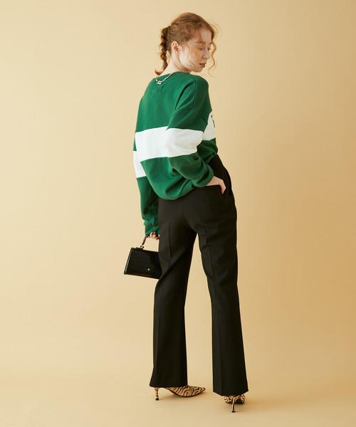 MADEMOISELLE ROPE'(マドモアゼル ロペ)の「【ROLLA'S】スプリットロゴスウェット(スウェット・レディース・モスグリーン・FREE)」の14枚目の写真