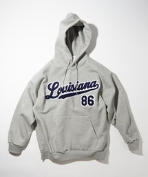 FREAK'S STORE | サガラ刺繍 スウェットパーカー/スポーツデザイン/ビックシルエット(スウェット)