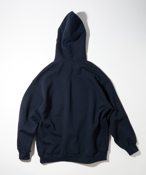 FREAK'S STORE（フリークスストア）の「サガラ刺繍 スウェットパーカー/カレッジロゴ/ビックシルエット（スウェット・メンズ・ライトグレー/ブラック/ネイビー/グレー/モスグリーン・SMALL/MEDIUM/LARGE）」の7枚目の写真