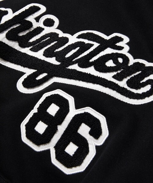 FREAK'S STORE（フリークスストア）の「サガラ刺繍 スウェットパーカー/カレッジロゴ/ビックシルエット（スウェット・メンズ・ライトグレー/ブラック/ネイビー/グレー/モスグリーン・SMALL/MEDIUM/LARGE）」の9枚目の写真