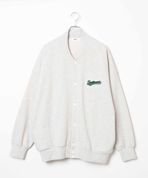WEGO（ウィゴー）の「WEGO/ヘビーウエイト スタジアムビッグシルエットカーデ（カーディガン/ボレロ・メンズ・ネイビー/オートミール・MEDIUM/LARGE）」の13枚目の写真