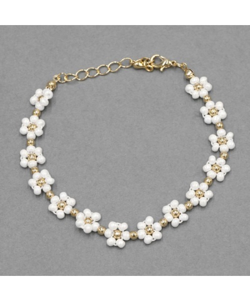 flower（フラワー）の「リトルデイジーブレスレット（ブレスレット・レディース・ゴールド・FREE）」の4枚目の写真