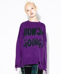 Candy Stripper | HOW'S IT GOING CRASH ニット(ニット/セーター)