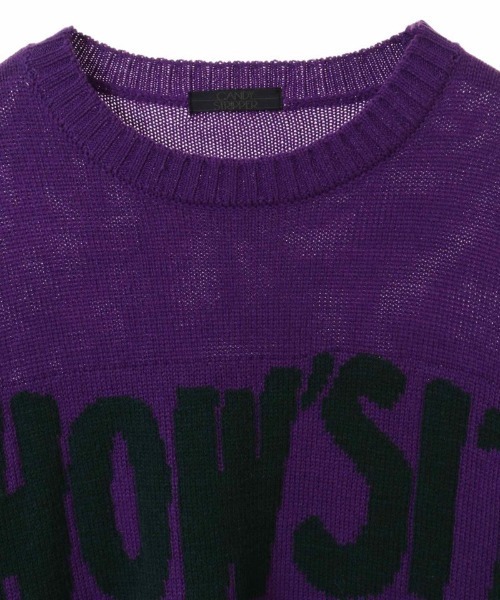 Candy Stripper（キャンディストリッパー）の「HOW'S IT GOING CRASH ニット（ニット/セーター・レディース・ブラック/パープル・2）」の11枚目の写真