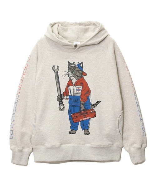 日産 go slow caravan パーカー ゴースローキャラバンメカニック猫 go slow caravan（ゴースローキャラバン）の「【 NISSAN×go slow